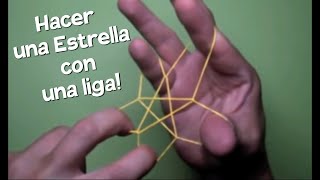 HACER UNA ESTRELLA SOLO CON UNA LIGA [upl. by Elvina]