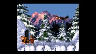 Donkey Kong Country Walkthrough 101  World 4 Gorilla Glacier [upl. by Edalb]