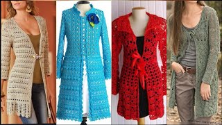 Most demanding and Latest unique crochet handknit vest jacket pattern designs ideas for women 2024 [upl. by Kauppi]