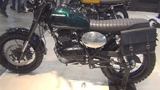 Verve Moto Classic S 125i Forest Green 2017 Exterior and Interior [upl. by Mayce19]