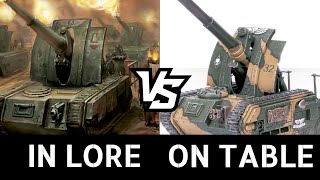 Basilisk Artillery Tank Warhammer 40K In Lore and On the Tabletop [upl. by Pelagias928]