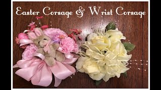 Tricias Creations Easter Corsage and Wrist Corsage [upl. by Euqinamod781]