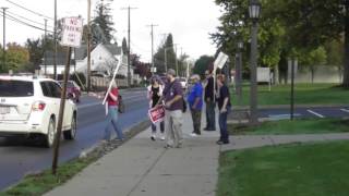 Clarion University Professors On Picket LIne [upl. by Also482]