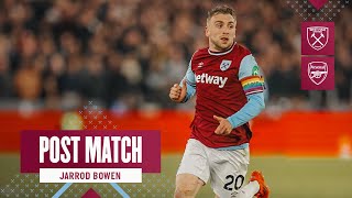 quotBeing Down 40 At Home Is Unacceptablequot  West Ham 25 Arsenal  Jarrod Bowen  Post Match Reaction [upl. by Anirret696]