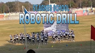 ROBOTICS DRILL ST AGNES KHARAGPUR ANNUALS SPORTS DAY 2015 choreography BY ABDUL [upl. by Halfon]