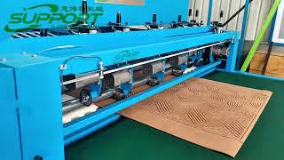 Carpet embossing and cutting Machine [upl. by Kurtis14]