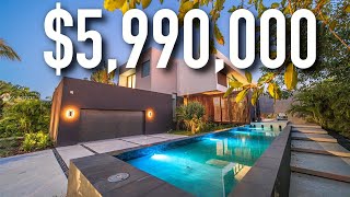 INSIDE A 5990000 MIAMI WATERFRONT MANSION  FOR SALE  FLORIDA LUXURY HOME TOURS [upl. by Iilek]