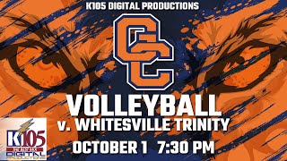 Grayson County Lady Cougar Volleyball vs Whitesville Trinity [upl. by Eus]