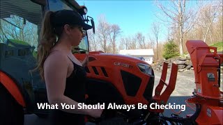 LX3310 Kubota Tractor Spring Cleaning amp Daily Checks [upl. by Quenna]