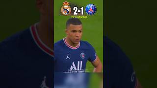 Real Madrid 🇪🇸 VS PSG 🇫🇷 UCL 2022 Mbappe Offside Benzema Aura [upl. by Theresita]