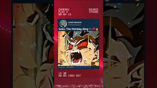 Goku The Monkey King 🦍💯🔥 dragonball dbs dbz dragonballz dragonballsuper shorts [upl. by Aerdnaid]