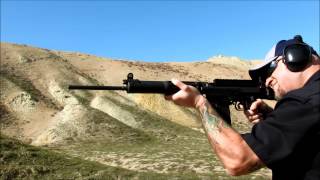 Century Arms L1A1 308 762x51mm nato sporter Fn FAL clone at Tumey Hills BLM [upl. by Nnalatsyrc]