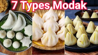 7 Types of Modak Recipes for Ganesh Chaturthi Festival  Sweets amp Desserts for Ganapathi Chauthi [upl. by Anisamot]