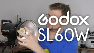 Godox SL60W  affordable 95 CRI 60W LED light REVIEW [upl. by Ahsienauq]