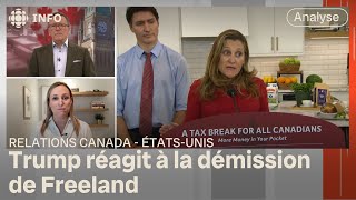 Chrystia Freeland est « toxique » selon Donald Trump [upl. by Yensehc]