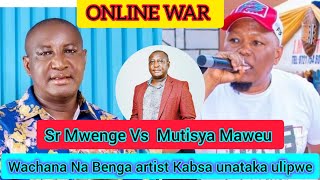 Sir Mwenge attacked by Mutisya Maweu Umanwa na Benga artist Kabisaa ww mwenyewe unatakaga kulipwa [upl. by Yllehs629]