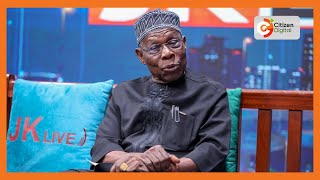 Nigerias exPresident Olusegun Obasanjo speaks on Kenyas antigovernment protests [upl. by Eedahs646]