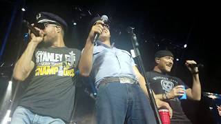 Dierks Bentley Cole Swindell amp Jon Pardi Drunk on a Plane Pittsburgh 62417 [upl. by Airyt]