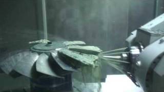 Blisks machining on Starrag five axis machiningcenter STC 800 for Aerospace [upl. by Joanna696]