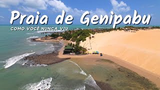 Praia de Genipabu  Dunas  Drone 4K  Footage 15 [upl. by Muslim]