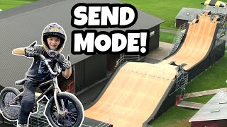 New BMX Tricks In USA FREESTYLE BMX Competition SEND MODE ON [upl. by Ellenahc]