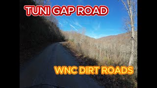 Tuni Gap Road Western North Carolina Adventure Motorcycle Dirt Roads [upl. by Laucsap]