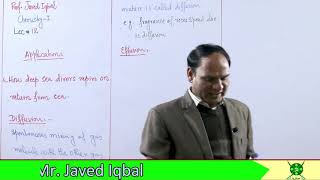 Ch4  Lec12  Graham s Law of Diffusion and Effusion Chemistry 11 Javedlqbal [upl. by Duffie]