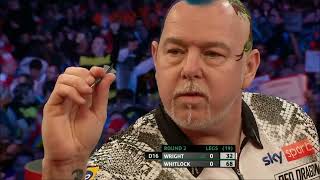 Peter Wright v Simon Whitlock  2022 The Masters  Round 2 [upl. by Brendon]