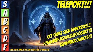 You Need To Know These Things About TELEPORT in Dungeons and Dragons [upl. by Iormina]