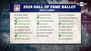 Jack Curry reveals Hall of Fame ballot [upl. by Aileahcim798]