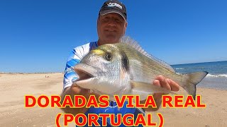 PESCA SURFCASTING DORADAS VILA REAL SANTO ANTONIO PORTUGAL [upl. by Aidan]