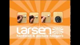 Larsen Picture Hangers Instructional Video [upl. by Talbott]