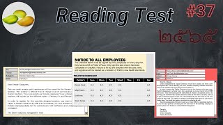 TOEIC Reading Test 37 Practice TOEIC Reading Test 2022 with Answers Sheet PDF available [upl. by Leta843]