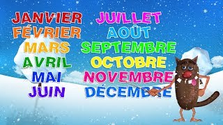 Foufou  Les mois de lannée pour les enfants Learn The months of the year for kids 4k [upl. by Nohsyar]