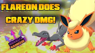 Flareon Does Crazy Damage  Pokemon Sword and Shield VGC [upl. by Anomis]