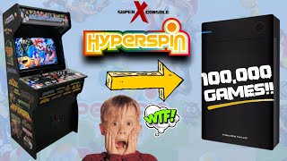 KINHANK HYPERSPIN HDD COMPLETE GAME SYSTEMS LIST 😲 [upl. by Tracey]