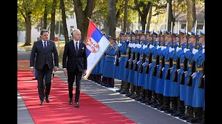 Sastanak ministara odbrane Srbije i Mađarske [upl. by Idnic]