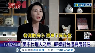 三立獨訪問韓媒SBS 大選反映quot親美反中quot傾向 南韓高度關注台灣大選 SBS 新聞留言非常多│記者 許少榛│【國際局勢】20240114│三立iNEWS [upl. by Suoivart]