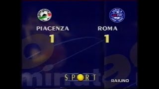 SERIE A 19992000 PIACENZA  ROMA 11 [upl. by Alick230]