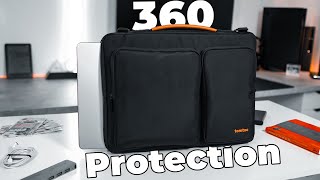 tomtoc 360 Protective Laptop Shoulder Bag for MacBooks  Indepth Review [upl. by Fleece]