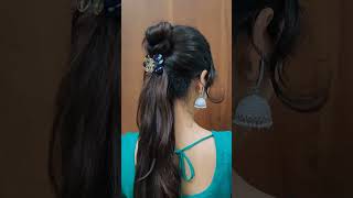 Very Easy Long Hair Juda Hairstyle🤩 Simple Daily Hairstyles hairstyle tutorial judabun longhair [upl. by Gnidleif]