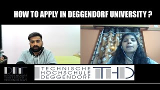 How To Apply In DEGGENDORF INSTITUTE OF TECHNOLOGY DIT German University [upl. by Merwyn]