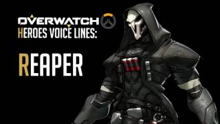 Overwatch  Reaper All Voice Lines [upl. by Saloma]