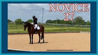 NOVICE 27 BRITISH DRESSAGE TEST [upl. by Schlosser]