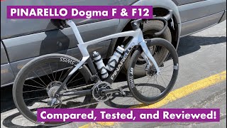 Pinarello Dogma F amp F12 Compared Tested and Reviewed [upl. by Maryanna]