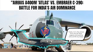 quotAirbus A400M Atlas vs Embraer C390 Battle for Indias Air Dominance  IAFs Next Transporterquot [upl. by Akined188]