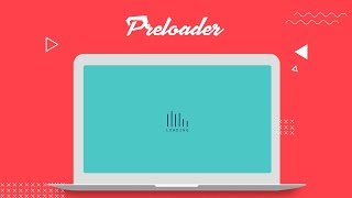 Preloader Design  CSS Tutorial [upl. by Aihtnys]