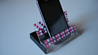 Come CREARE un PORTA CELLULARE facile  HOW TO MAKE a MOBILE HOLDER very simple [upl. by Seldon]