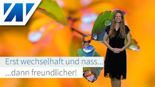 Kurzfristig Kaltfront zieht durch Auf nächtlichen Regen folgt ein wechselhafter Herbsttag [upl. by Hough657]