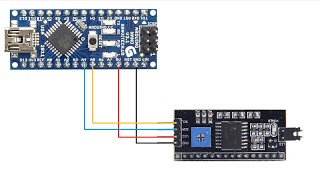 How to use I2C module for LCD  I2C interface module for lcd display with Arduino [upl. by Schiro]